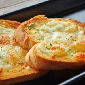 imagem do produto Pão tostado com queijo.