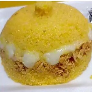 imagem do produto Cuscuz recheado com frango, queijo e manteiga 