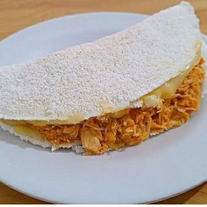 imagem do produto Tapioca recheada com frango e queijo