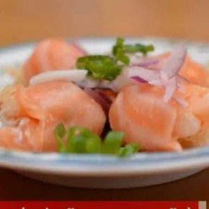 imagem do produto Tatuzinho de salmão com camarão grelhado !