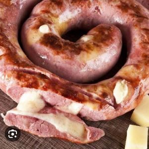 imagem do produto Linguiça  temperada  com queijo 500g