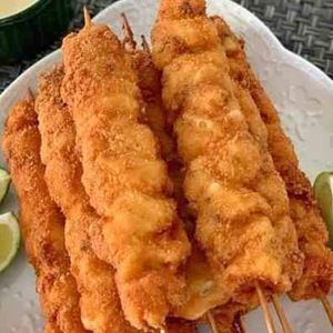 imagem do produto Espetinho de frango empanado 