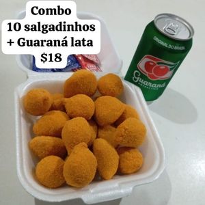 imagem do produto Combo 10 mini salgadinhos+ guaraná la