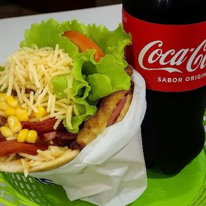 imagem do produto Combo especial família a melhor combinação nosso X tudo + coca cola 2 litros