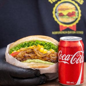 imagem do produto Combo X acebolado + coca lata 350ml 