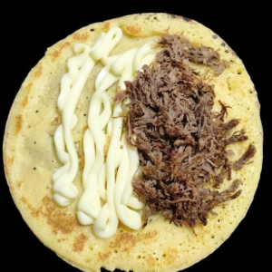 imagem do produto Crepe: carne do sol desfiada com catupiry