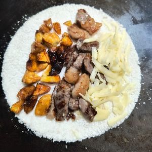imagem do produto Beiju: picanha, banana e queijo 
