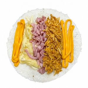 imagem do produto BEIJÚ-Frango, queijo, presunto e cheddar