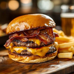 imagem do produto Burger Duplo Bacon 