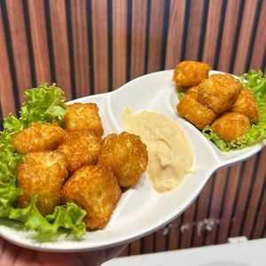 imagem do produto Queijo a milanesa + molho ervas finas e mel