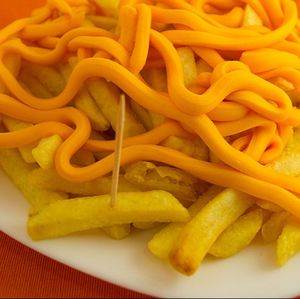 imagem do produto batatas fritas com cheddar