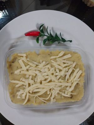 imagem do produto Escondidinho de batata doce recheado de frango cremoso