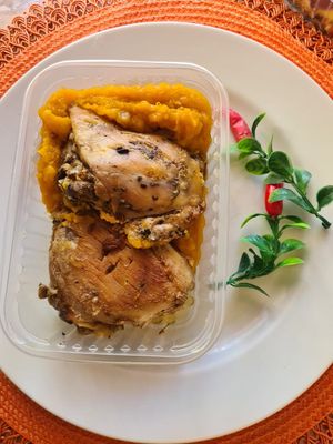 imagem do produto (Low Carb) Sobre coxa com purê de cabotiá