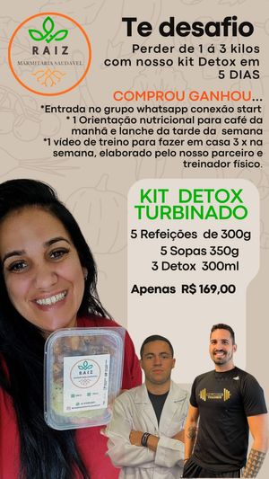 imagem do produto KIT DETOX TURBINADO  (Desafio perca EDIÇÃO ESPECIAL)