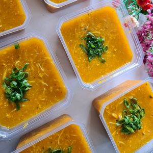 imagem do produto Caldo de abóbora cabotiá  com frango desfiado 