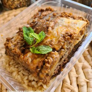 imagem do produto ( Low Carb) Lasanha de berinjela à bolonhesa com arroz integral