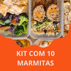 imagem do produto Kit com 10 marmitas 😋 