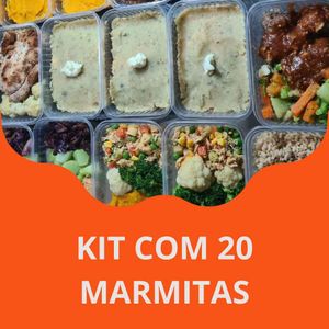 imagem do produto Kit com 20 marmitas 😋