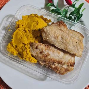 imagem do produto Filé de peixe com Purê de cabotiá