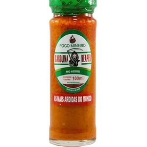 imagem do produto Carolina Reaper Macerada no Azeite - Fogo Mineiro (100 ml)