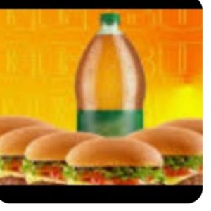 imagem do produto 6 x burguer mais 1 refrigerante de 2 litros 