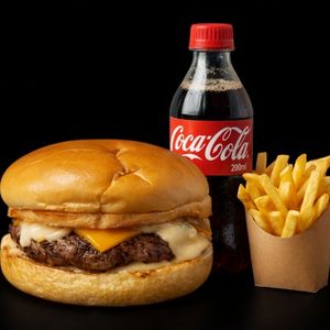 imagem do produto COMBO BRASÃO BURGUER( batata frita+coca 200ml de brinde)