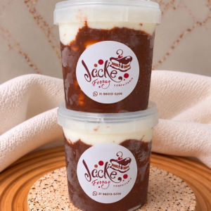 imagem do produto Sorvete Artesanal de Ninho com Nutella – 220 ml