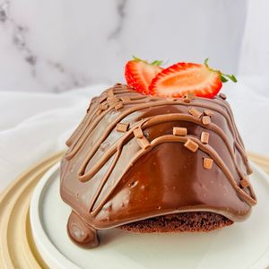 imagem do produto Mini Bolo Vulcão Sensação Chocolate com Morango