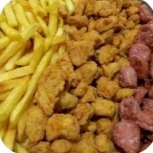 imagem do produto Linguiça,isca de frango,batata