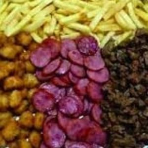 imagem do produto Isca de frango,filé mignon,batata,calabresa