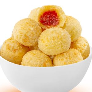 imagem do produto 10 Unidades de Pão de Queijo Recheado Goiabada 25g