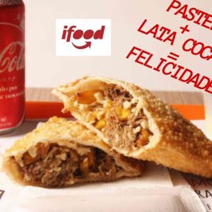 imagem do produto 1 pastel de Queijo Mais 1 Coca Lata 