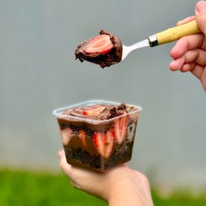 imagem do produto Bolo no Pote Brigadeiro com Morango