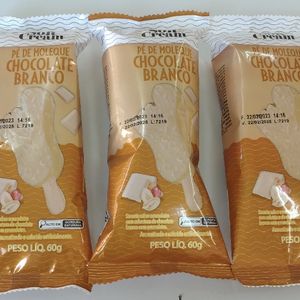 imagem do produto Picolé Soft Cream pé de Moleque Chocolate Branco