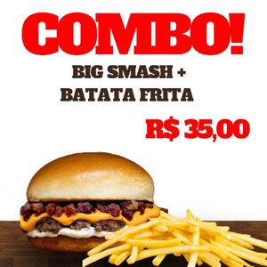 imagem do produto Smash Burguer + batata 