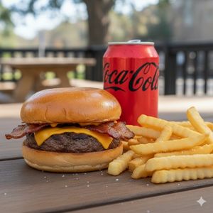 imagem do produto Big smash+ batata frita+ Coca lata