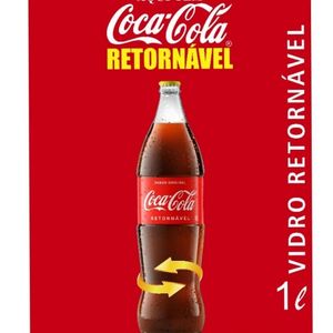 imagem do produto COCA-COLA 1 Litro (vidro retornável)