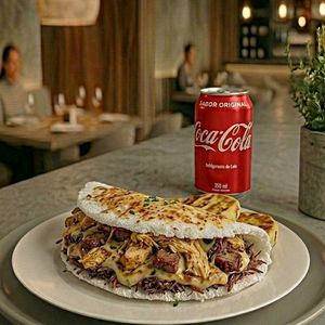 imagem do produto Tapioca ESPECIAL Com 5 SABORES Inclusos + COCA-COLA Lata 350 ml