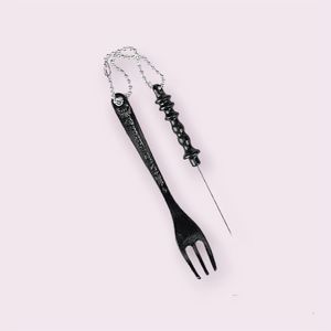 imagem do produto Kit Furador + Garfo Preto