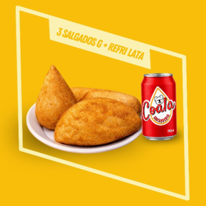 imagem do produto 3 Salgados + 1 Refrigerante Lata 350ML