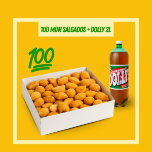 imagem do produto Cento mini misto 20gr + Dolly Guaraná 2 litros