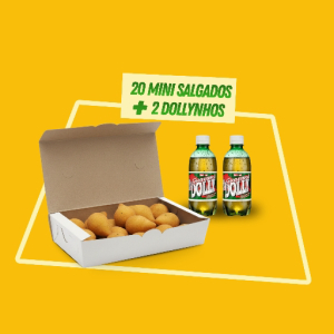 imagem do produto 20 Mini salgados + 2 Dollynhos 350ML