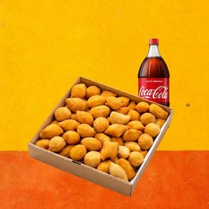 imagem do produto 50 mini salgados misto + coca-cola 2 litros