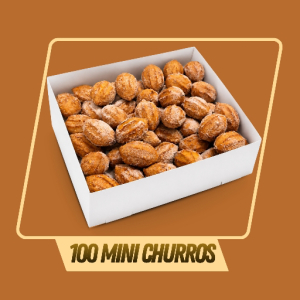 imagem do produto 100 mini churros (doce de leite)