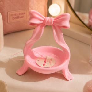 imagem do produto Porta-Joias Laço Rosa 🎀