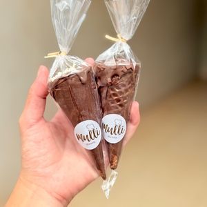 imagem do produto cone trufado de ninho com nutella