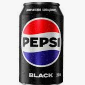 imagem do produto Pepsi black lata de 350ml. 