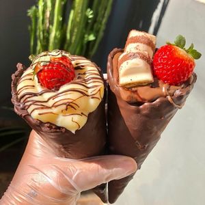imagem do produto Cascone Ninho com nutella 