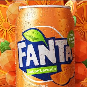 imagem do produto Fanta laranja lata