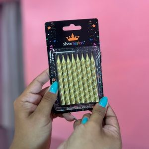 imagem do produto Vela Espiral Dourada 